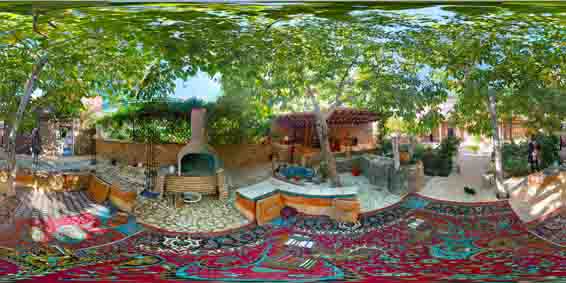 بازدید مجازی از اقامتگاه بومگردی بام سمیرم(خان کوشک ) در شهر سمیرم